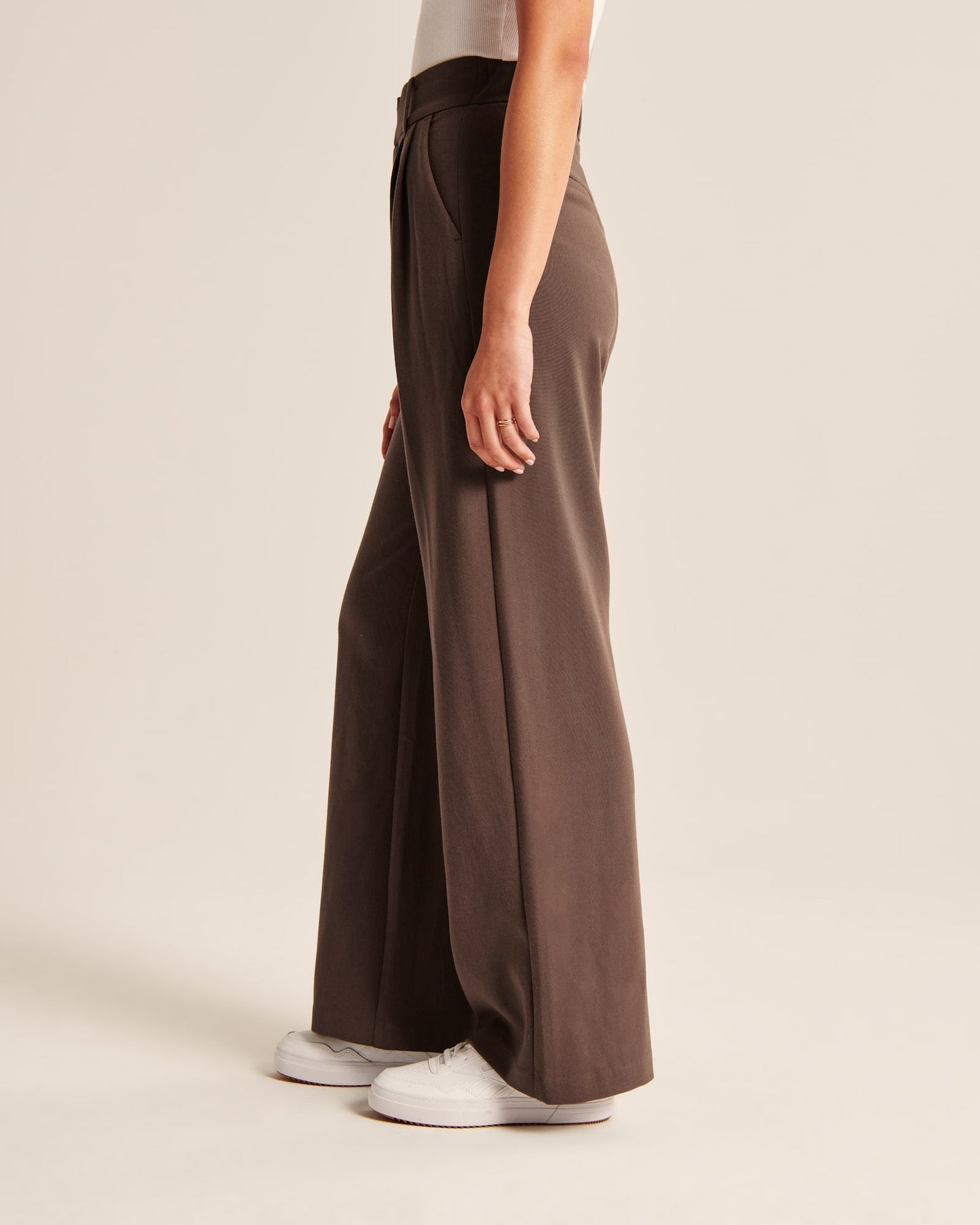 BELLA MOCHA Tailored Pantalon Wide Leg